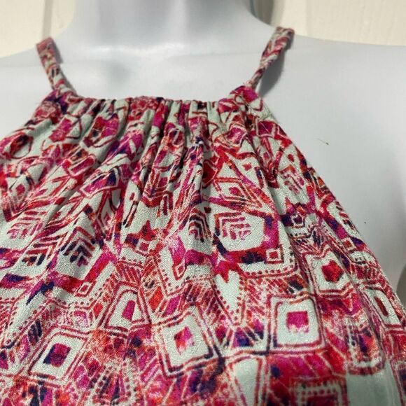 Free People Batik Print Halter Drop Waist Dress Size XS NWT - Picture 7 of 9